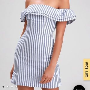 Lulus off the shoulder dress